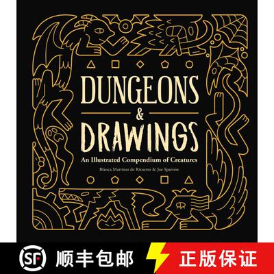 【3-4周达】Dungeons and Drawings: An Illustrated Compendium of Creatures: An Illustrated Compendium o... [9781524852016]