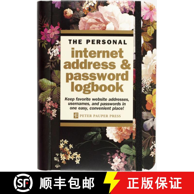 预订 Midnight Floral Internet Address & Password Logbook [9781441334848]