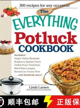 【3-4周达】The Everything Potluck Cookbook [9781598699906]
