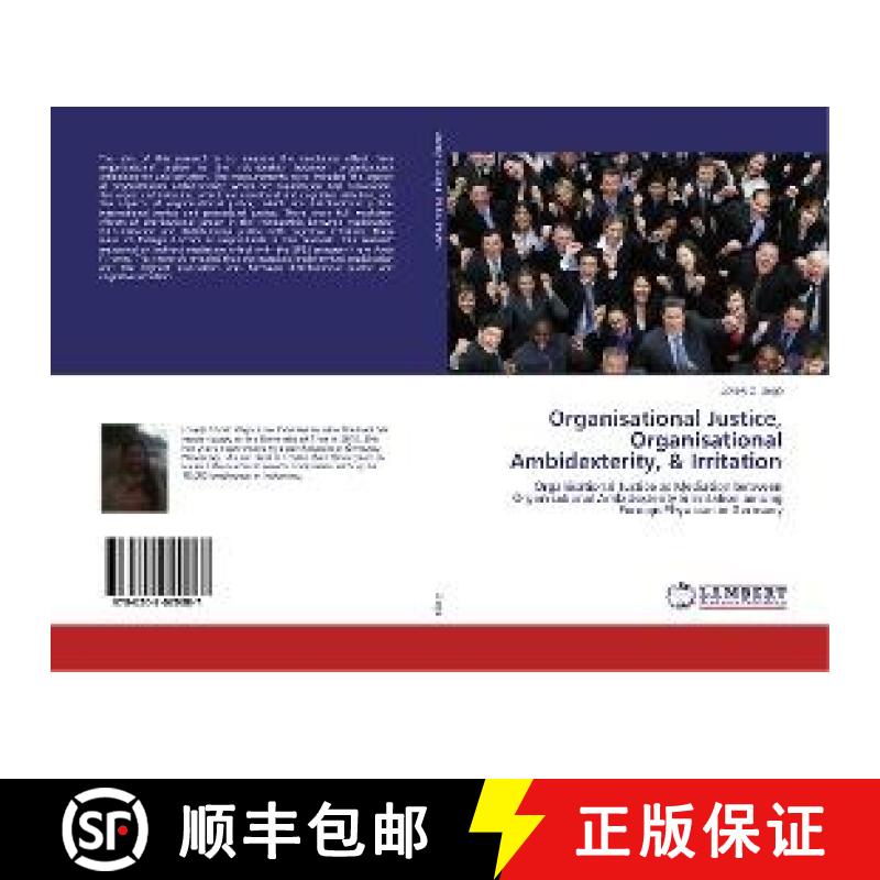 预订 Organisational Justice, Organisational Ambidexterity, & Irritation [9786202029087] - 实物图