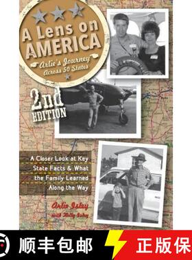 【3-4周达】A Lens On America: Arlie's Journey Across 50 States [9780988751880]