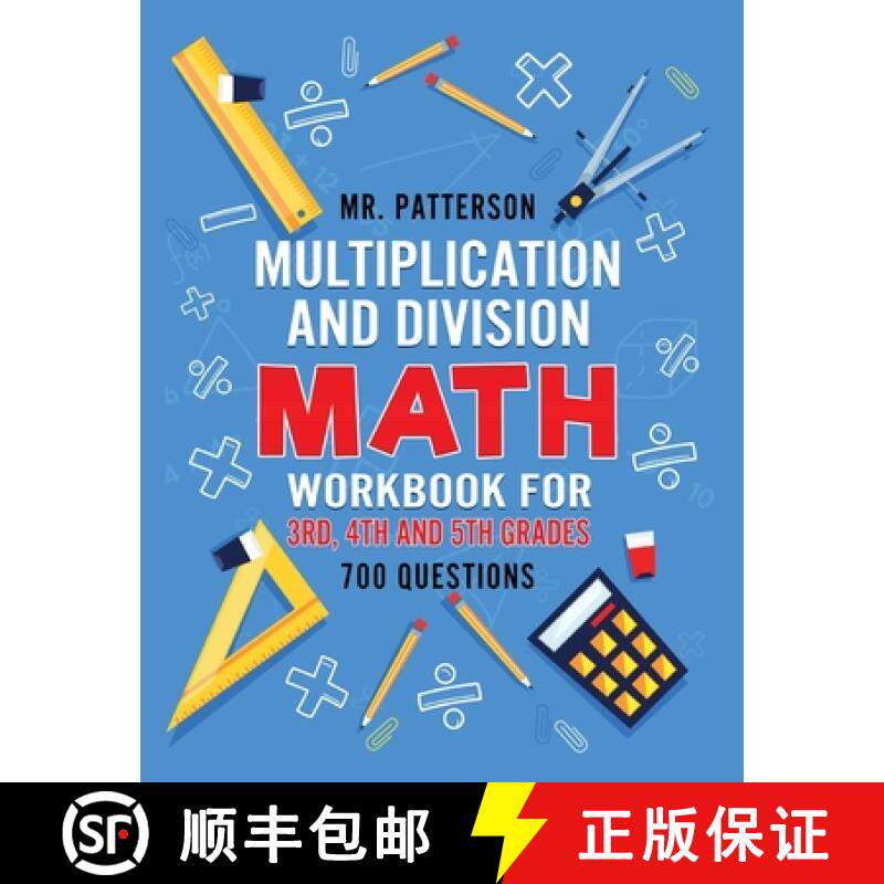 【3-4周达】Multiplication and Division Math Workbook for 3rd, 4th and 5th Grades: 700+ Practice Quest... [9781774340400]