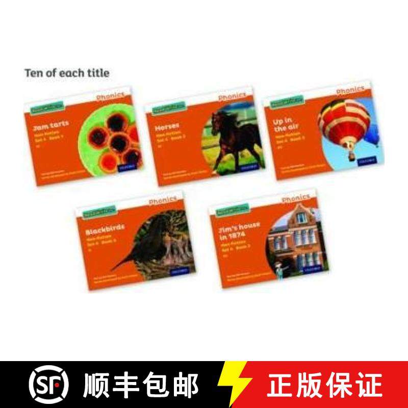 【3-4周达】Read Write Inc. Phonics: Orange Set 4 Non-fiction books (Pack of 50) [9780198373629]