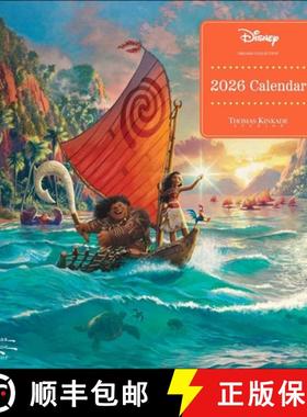 【3-4周达】Disney Dreams Collection by Thomas Kinkade Studios 2026 Mini Wall Calendar [9781524896768]