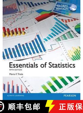 【3-4周达】Essentials of Statistics with MyStatLab, Global Edition [9781292071091]