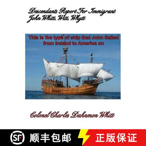 【3-4周达】精装 Descendants Report for John Witt, Whitt, Whytt [9781944787172]