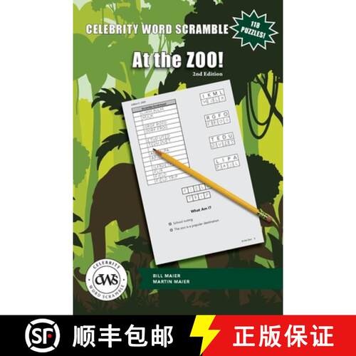 【3-4周达】Celebrity Word Scramble At the Zoo! 2nd Edition [9798994098202]