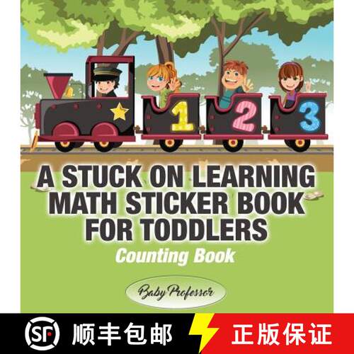 【3-4周达】A Stuck on Learning Math Sticker Book for Toddlers - Counting Book [9781541903319]