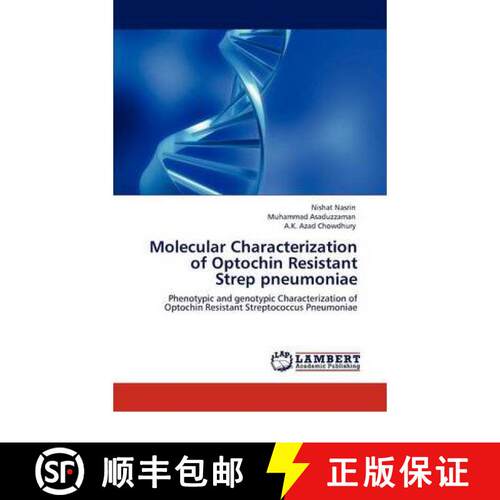 预订 Molecular Characterization of Optochin Resistant  Strep pneumoniae [9783847308829]