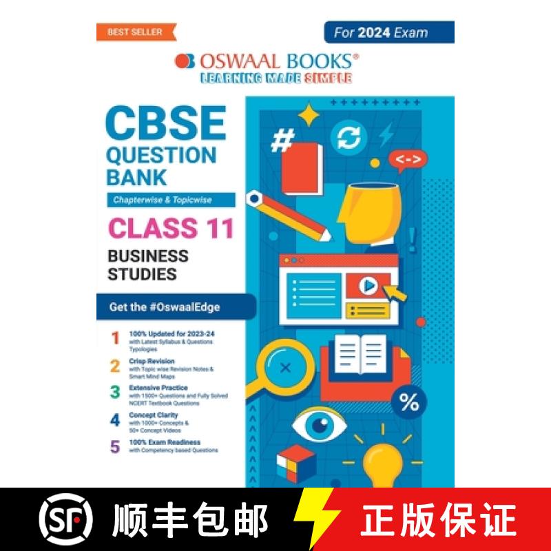 【4周达】Oswaal CBSE Chapterwise & Topicwise Question Bank Class 11 Business Studies Book (For 2023-2... [9789356349254]