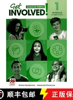 【3-4周达】Get Involved! American Edition Level 1 Workbook and Digital Workbook [9781380072177]