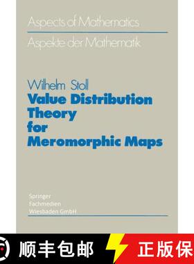 【3-4周达】Value Distribution Theory for Meromorphic Maps [9783663052944]