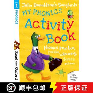 【3-4周达】Read with Oxford: Stage 1: Julia Donaldson's Songbirds: My Phonics Activity Book [9780192765024]