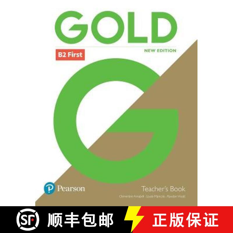 【3-4周达】Gold B2 First New Edition Teacher's Book with Portal access and Teacher's Resource Disc Pack [9781292272085]