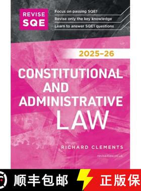【3-4周达】Revise SQE Constitutional and Administrative Law 2025/26: SQE1 Revision Guide [9781917183260]