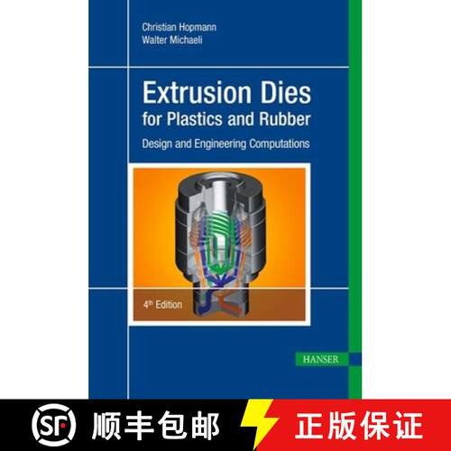 【3-4周达】精装 Extrusion Dies for Plastics and Rubber 4e: Design and Engineering Computations [9781569906231]