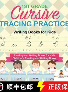 【3-4周达】1st Grade Cursive Tracing Practice - Writing Books for Kids - Reading and Writing Books fo... [9781541925700]