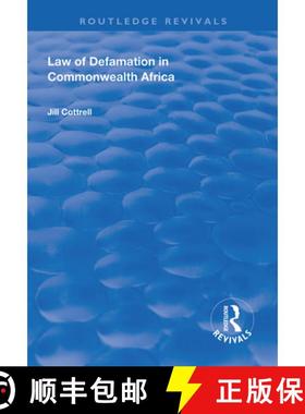 【3-4周达】Law of Defamation in Commonwealth Africa [9781138323049]