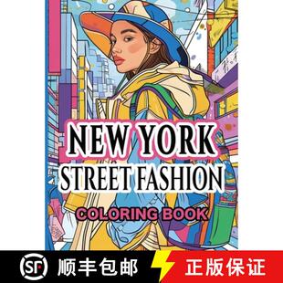 Fashion Coloring Street New Big Essence Book Apple the York Eclectic 4周达 9781923176126 Capturing
