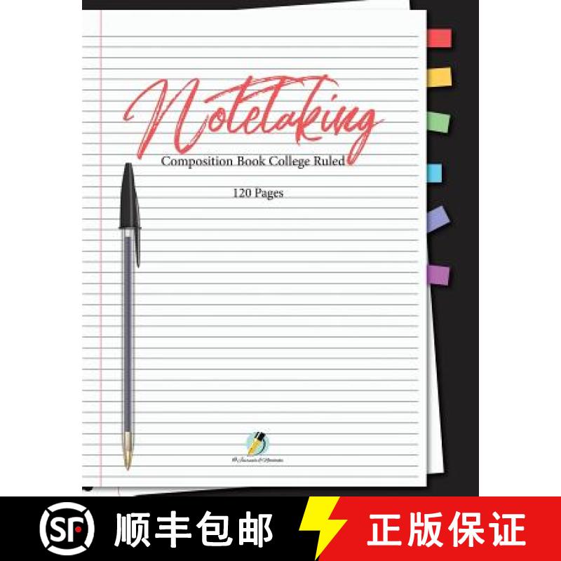 【3-4周达】Note Taking Composition Book College Ruled 120 Pages [9781541966215]