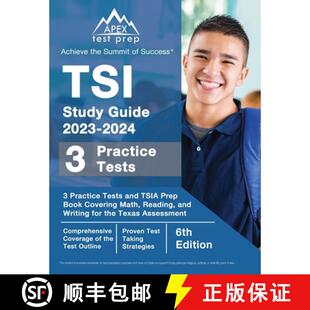 【3-4周达】TSI Study Guide 2023-2024: 3 Practice Tests and TSIA Prep Book Covering Math, Reading, and... [9781637752340]