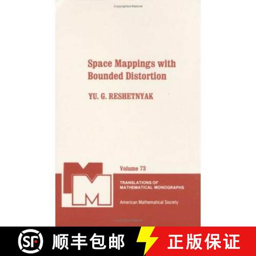 【3-4周达】精装 Space Mappings with Bounded Distortion [9780821845264]