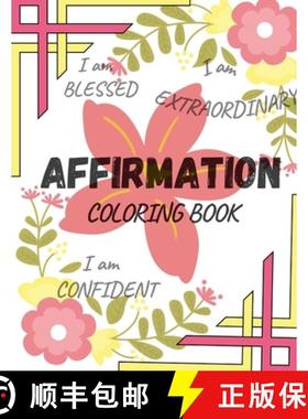 【3-4周达】Affirmation Coloring Book: I Am [9781105036057]