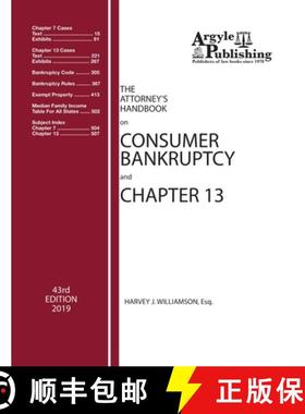 预订 The Attorney's Handbook on Consumer Bankruptcy and Chapter 13 [9781880730546]
