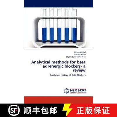 预订 Analytical Methods for Beta Adrenergic Blockers- A Review [9783848417308]