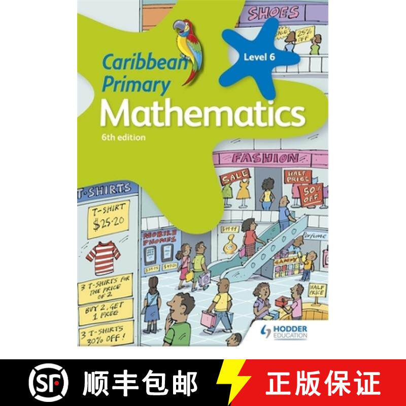 【3-4周达】Caribbean Primary Mathematics Book 6 6th edition [9781510414099]
