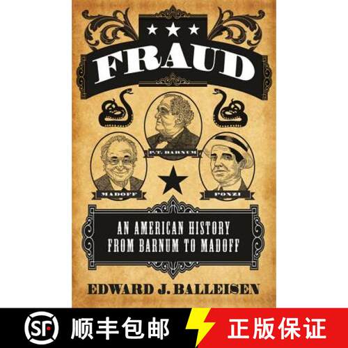 【3-4周达】Fraud – An American History from Barnum to Madoff [9780691183077]