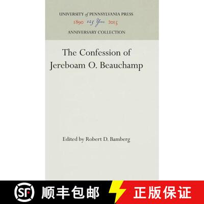 【3-4周达】精装 The Confession of Jereboam O. Beauchamp [9781512810059]