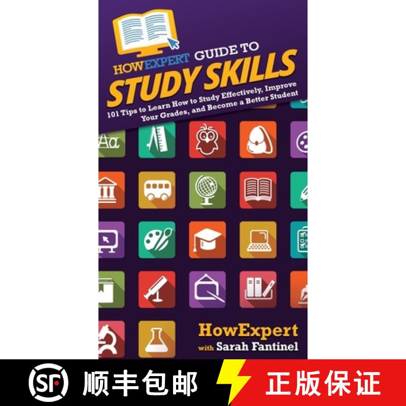 【3-4周达】HowExpert Guide to Study Skills: 101 Tips to Learn How to Study Effectively, Improve Your ... [9781648917196]