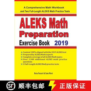 Exercise Full Book Preparation ALEKS Length Two AL... Workbook Math and 4周达 9781646120345 Comprehensive