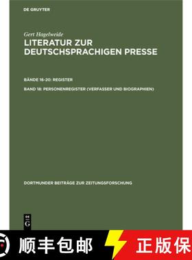 预订 Personenregister ( Verfasser und Biographien )：L - R [9783598234897]