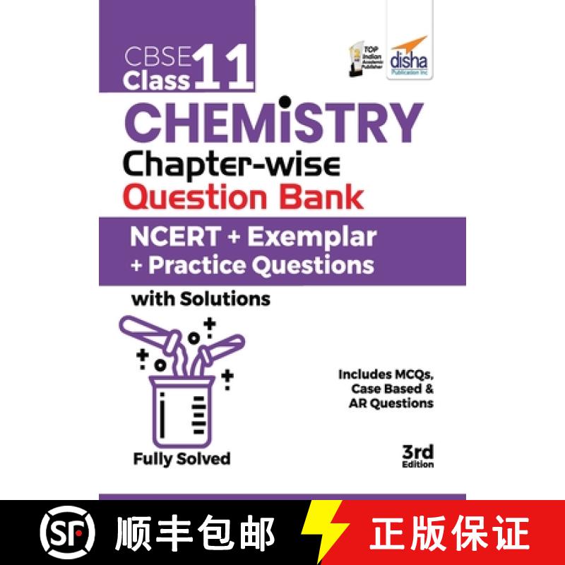 【3-4周达】CBSE Class 11 Chemistry Chapter-wise Question Bank - NCERT + Exemplar + Practice Questions... [9789392552175]