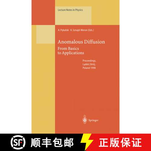 【3-4周达】Anomalous Diffusion : From Basics to Applications (Softcover reprint of the original 1st e... [9783662142424]