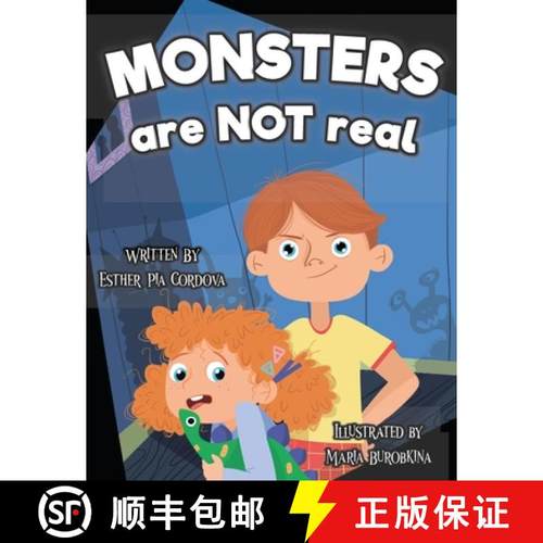 【3-4周达】Monsters Are Not Real: An Interactive Picture Book about Being Afraid [9783948298210]