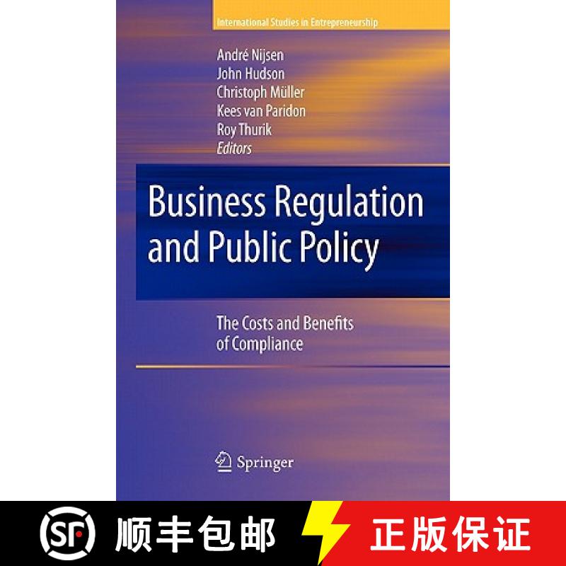 【3-4周达】Business Regulation and Public Policy : The Costs and Benefits of Compliance [9781441926647]