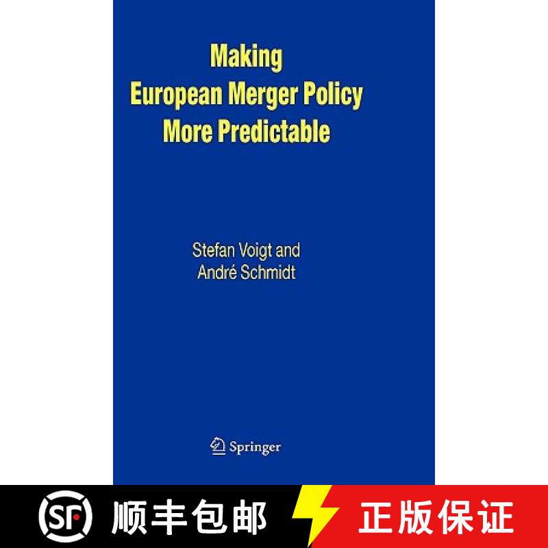 【3-4周达】Making European Merger Policy More Predictable [9781402030895]