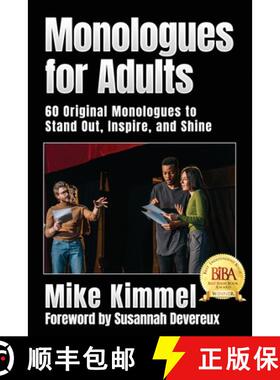 【3-4周达】Monologues for Adults [9781953057068]