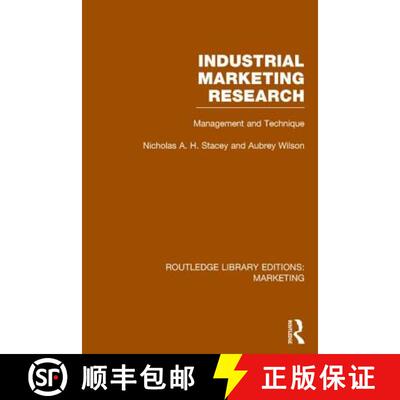 【3-4周达】精装 Industrial Marketing Research (RLE Marketing) : Management and Technique [9781138791633]