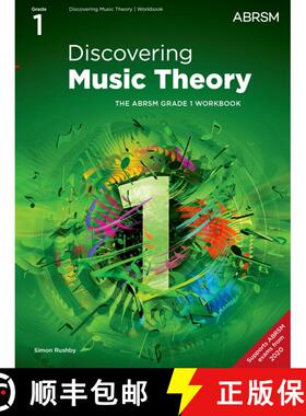 【3-4周达】Discovering Music Theory, The ABRSM Grade 1 Workbook (Theory workbooks (ABRSM)) [9781786013453]