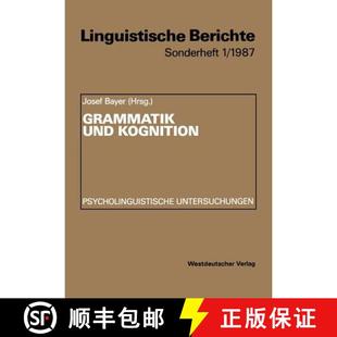 Grammatik und Kognition Untersuchungen 4周达 Psycholinguistische 9783531118819