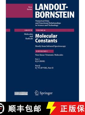 【3-4周达】(H2O (HOH), Part 1 beta: Molecular constants mostly from Infrared Spectroscopy Subvolume C... [9783642234088]