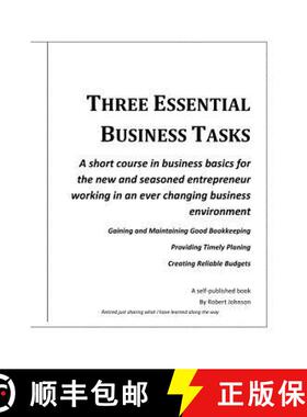 【3-4周达】Three Essential Business Tasks: Good Bookkeeping, Timely Planning, Reliable Budgeting [9780615631356]