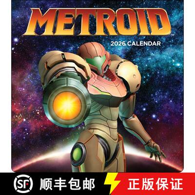 【3-4周达】Metroid 2026 Wall Calendar [9781419783487]
