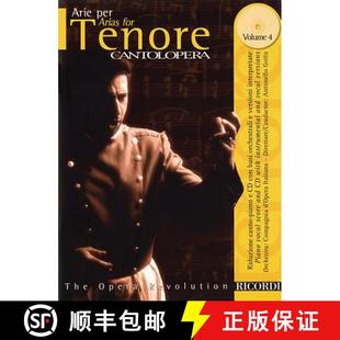 Volume 9780634079085 4周达 Series Cantolopera Tenor for Arias