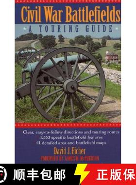 【3-4周达】Civil War Battlefields: A Touring Guide [9780878338818]