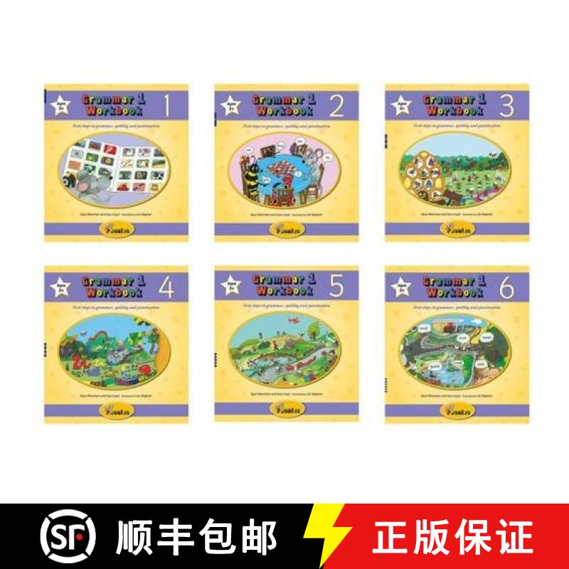 【3-4周达】Grammar 1 Workbooks 1-6 : In Precursive Letters (British English edition) [9781844144631]